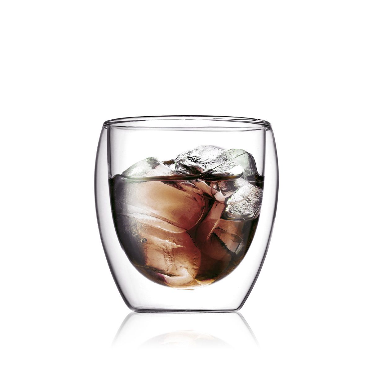 Bodum coffee glasses 250ml (8oz) x2