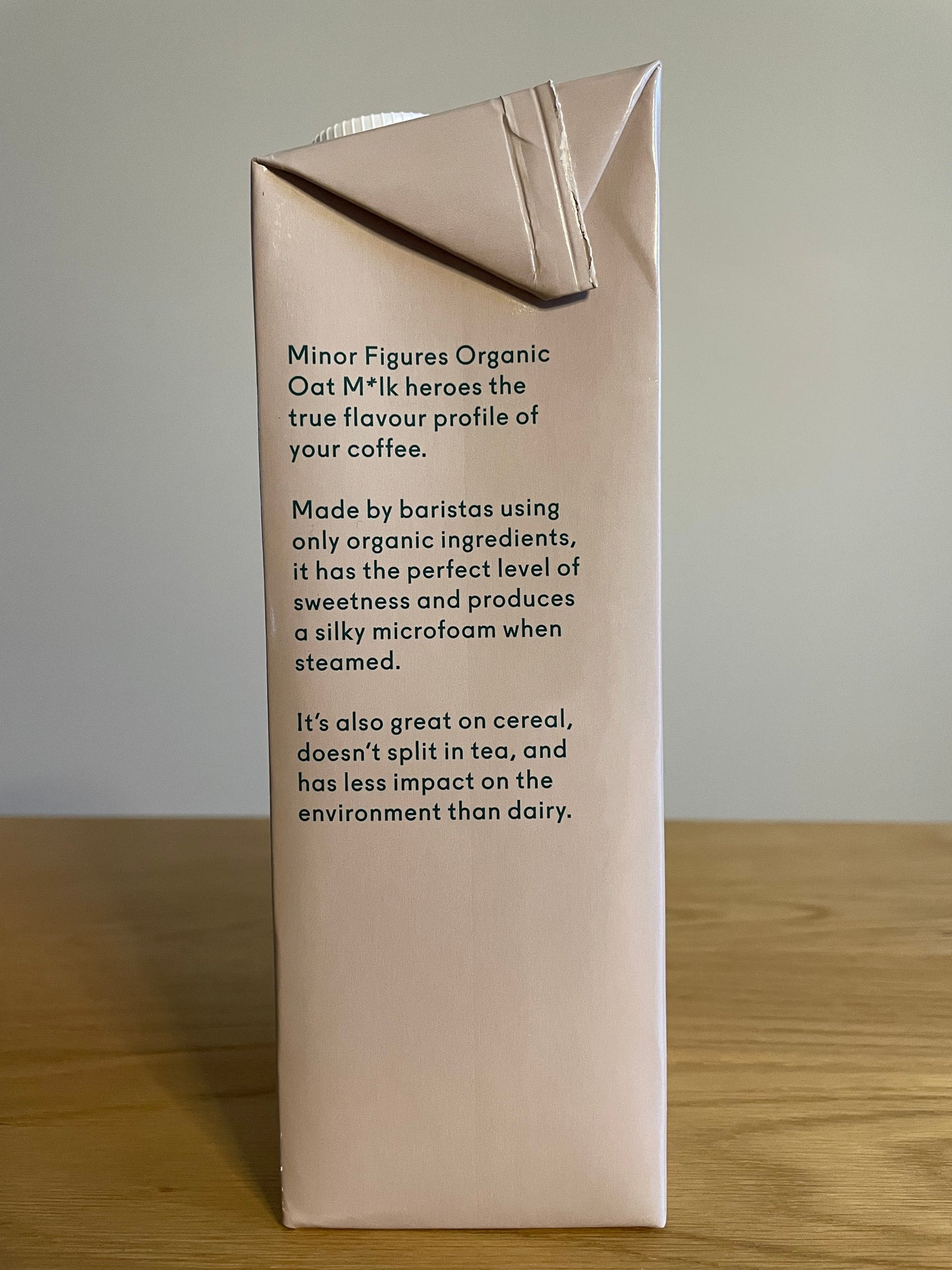Lait d’Avoine Biologique « Barista »Minor Figures
