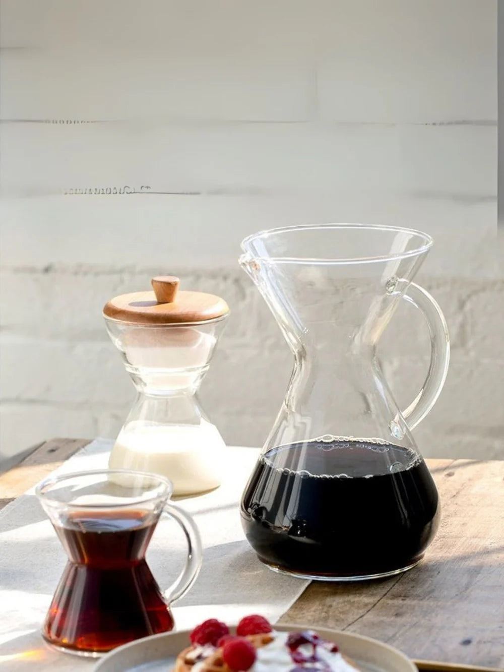 CHEMEX poignée de verre 10 tasses