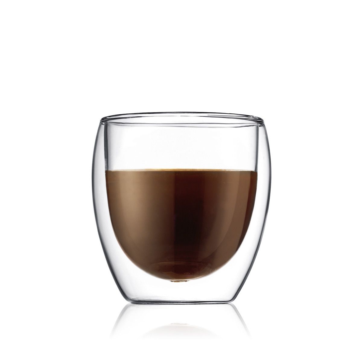 Bodum coffee glasses 250ml (8oz) x2