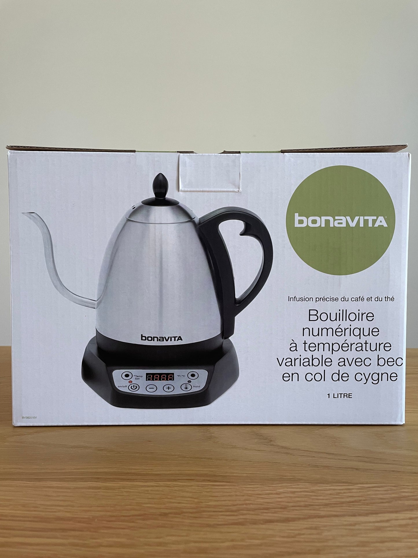 Bonavita 1L Bouilloire numérique variable sans fil