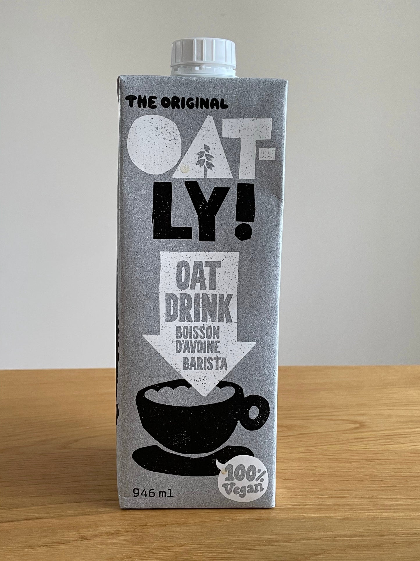 Lait d’avoine Oatly «Barista»