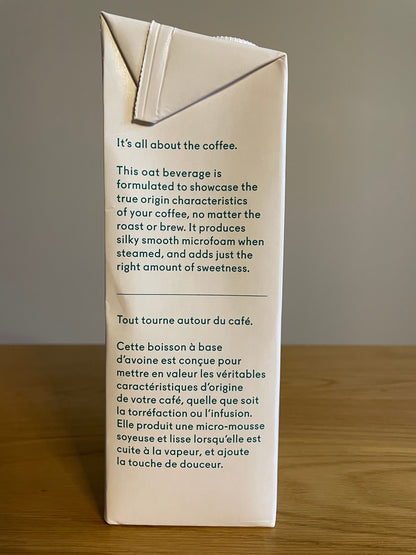 Lait d’Avoine « Barista »Minor Figures