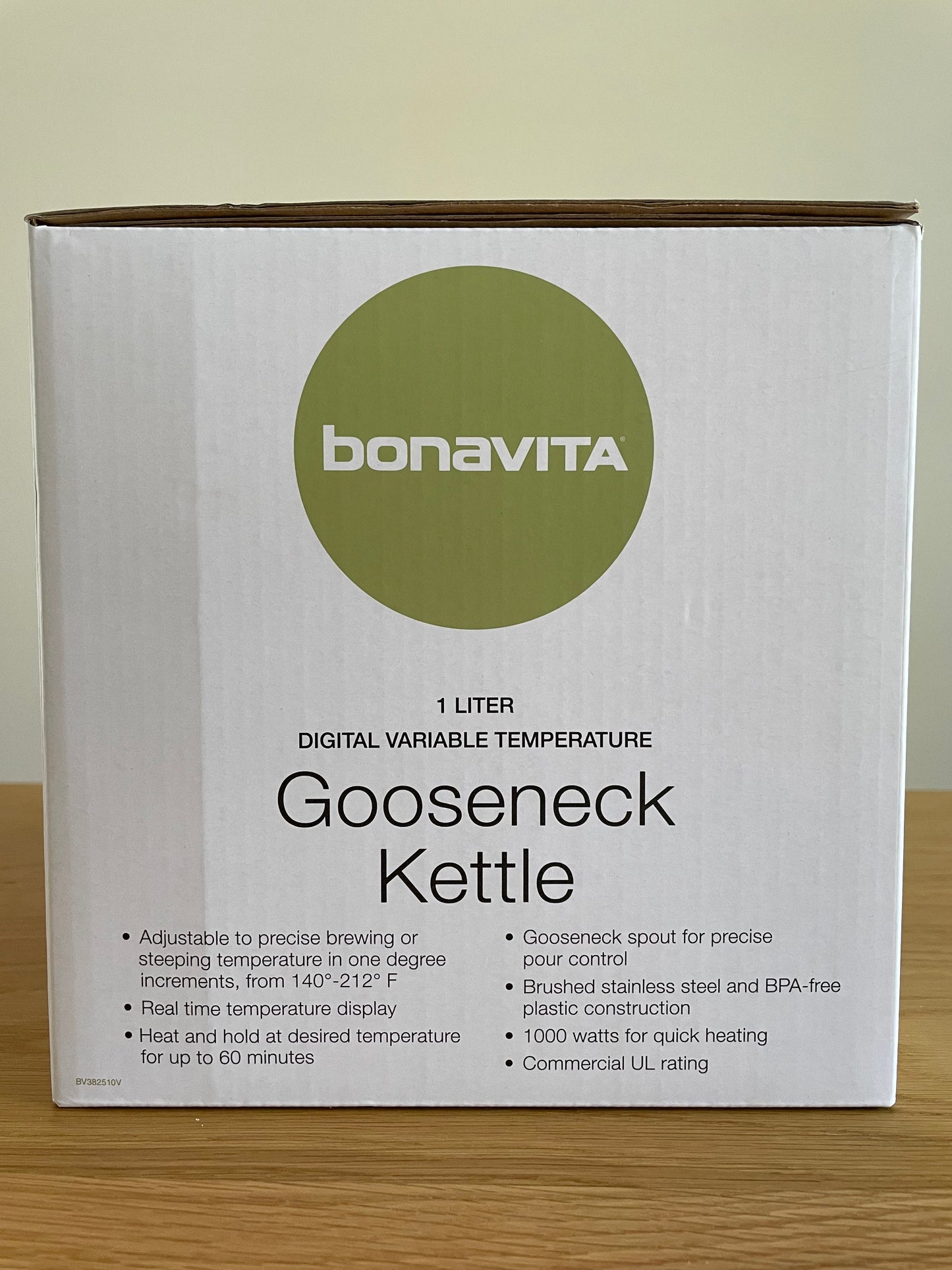 Bonavita 1L Cordless Variable Digital Kettle