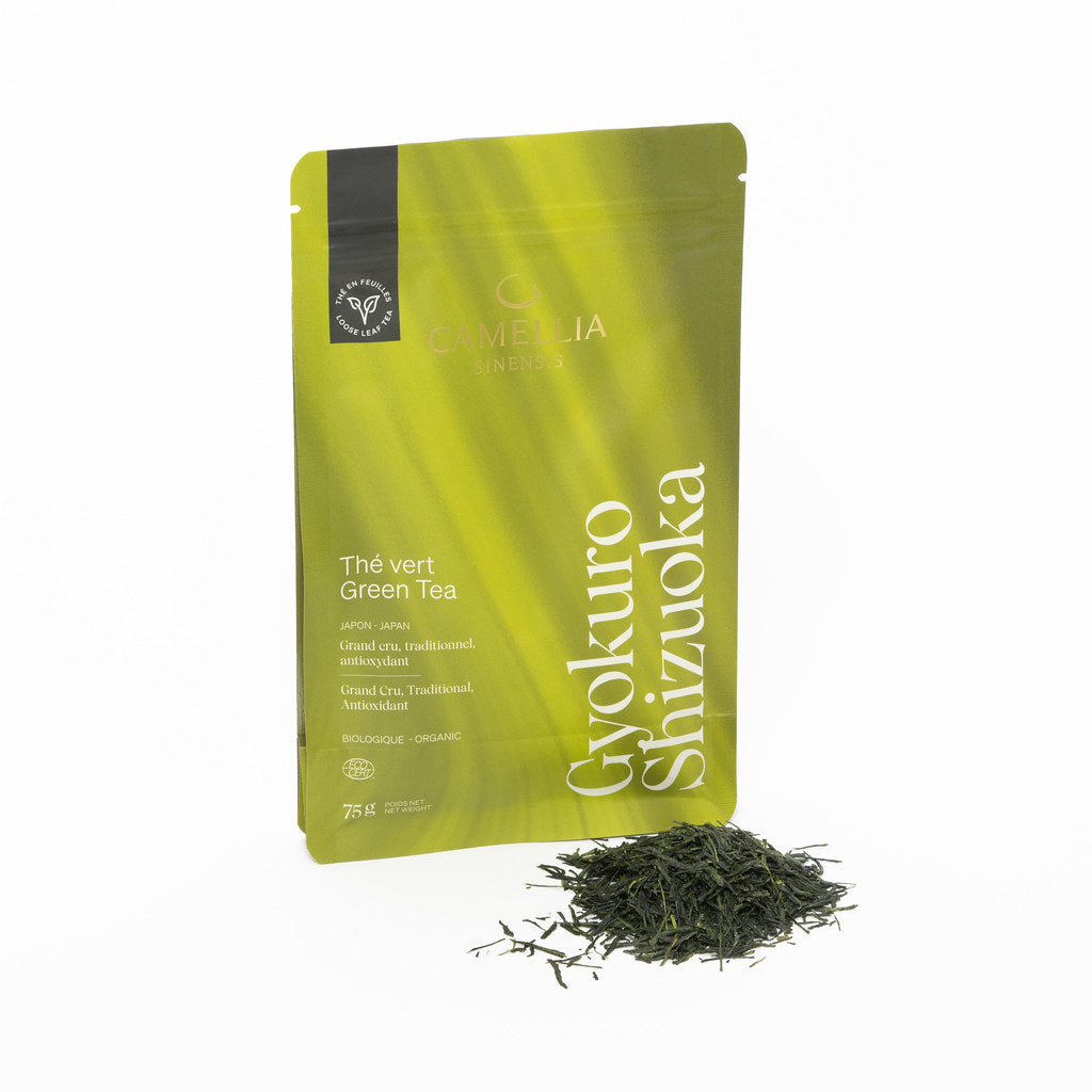 Organic green tea GYOKURO SHIZUOKA Grand Cru Organic green tea (75G)